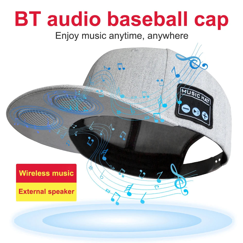 Bluetooth Speaker Adjustable Bluetooth  Wireless Smart Speaker Baseball Cap With Mic