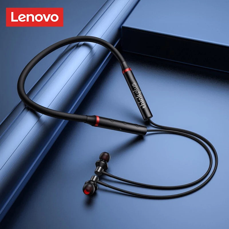 I Royal Origial Lenovo HE05X Bluetooth Earphones Earphone Waterproof Earplugs HIFI Sound Magnetic Neckband Headset Sports Headphone eprolo 