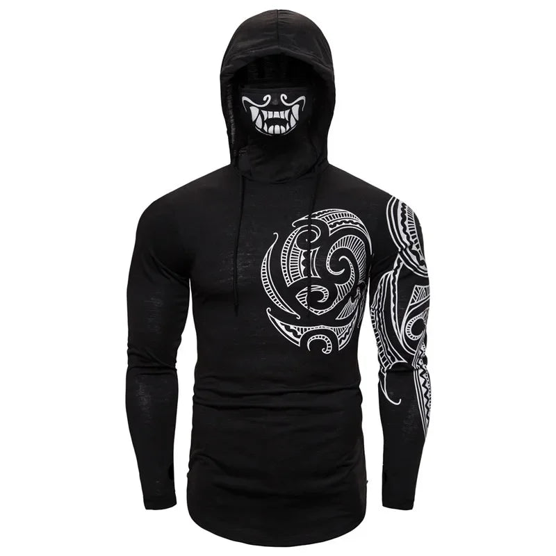 Men Hooded Sweatshirt with mask