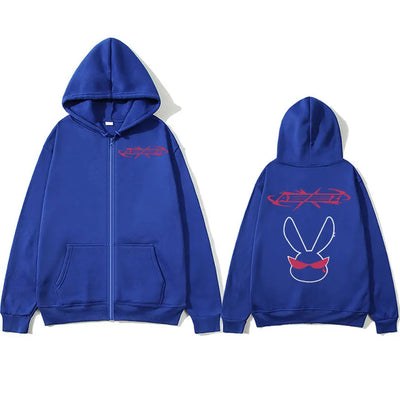 Korean Ateez Band Music Album Zipper Hoodie Men Women Hip Hop Fashion Pullover Zip Up Sweatshirt Casual Coats Oversized Hoodies