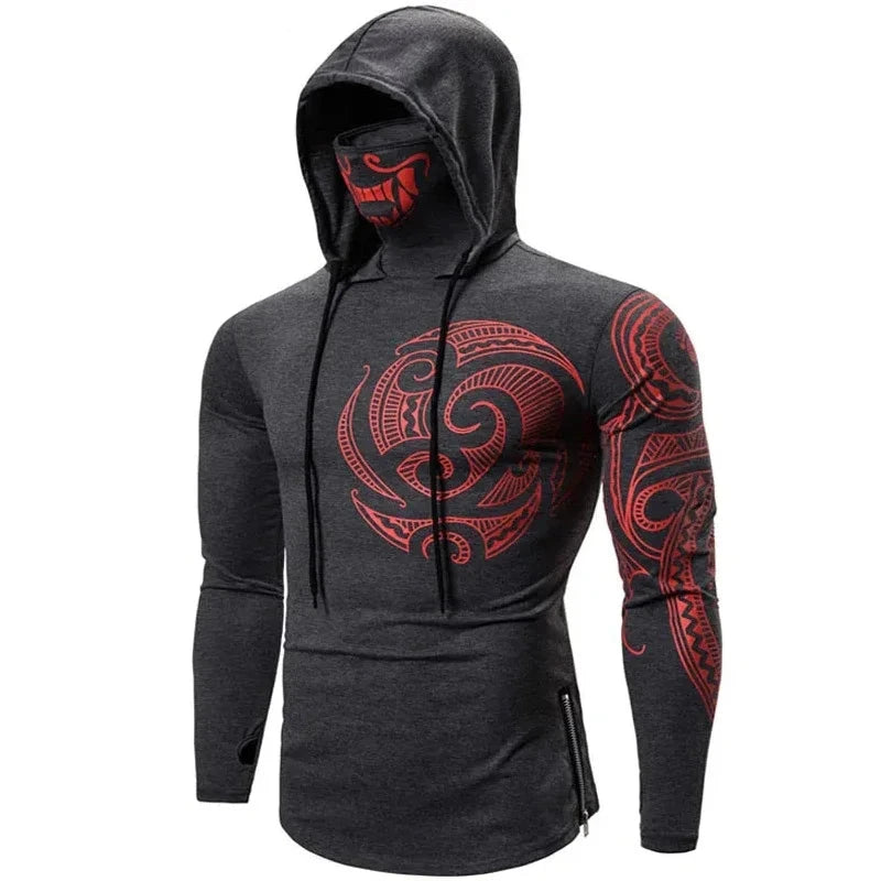 Men Hooded Sweatshirt with mask