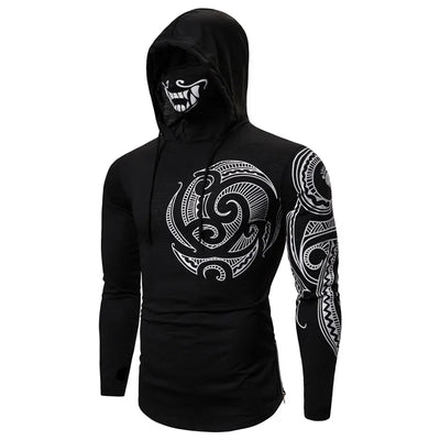 Men Hooded Sweatshirt with mask