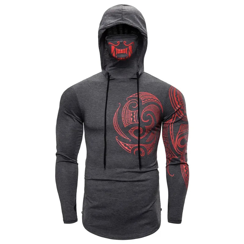 Men Hooded Sweatshirt with mask