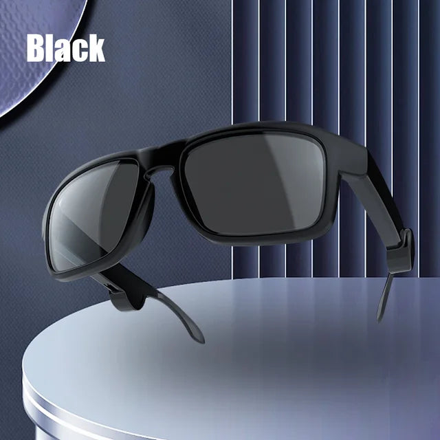 Smart Bluetooth Glasses Headset Wireless Headphones Audio Sun Lens Headphones