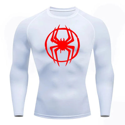 Sports Compression Shirt for Men, Running T-Shirt, Long Sleeve Sun Protection, Workout Base Layer Breathable T-Shirt