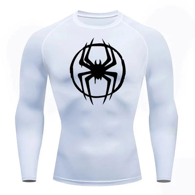 Sports Compression Shirt for Men, Running T-Shirt, Long Sleeve Sun Protection, Workout Base Layer Breathable T-Shirt