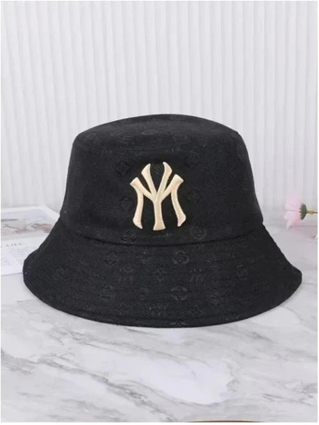 Letter Embroidery  Bucket Hat