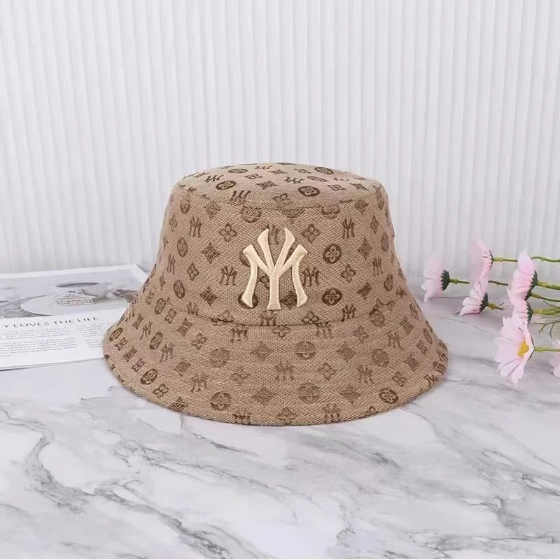 Letter Embroidery  Bucket Hat