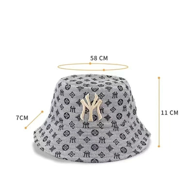 Letter Embroidery  Bucket Hat