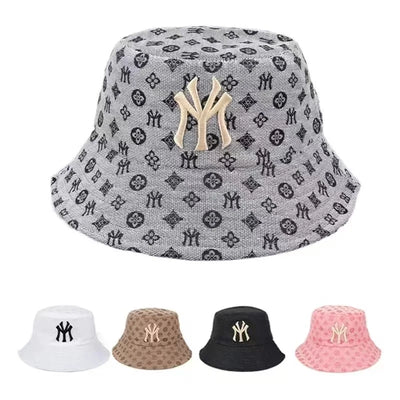 Letter Embroidery  Bucket Hat