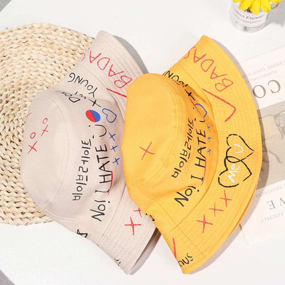 Graffiti Letter Sun Hat