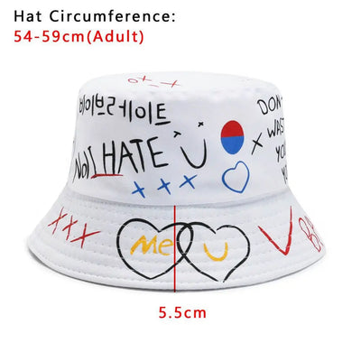 Graffiti Letter Sun Hat