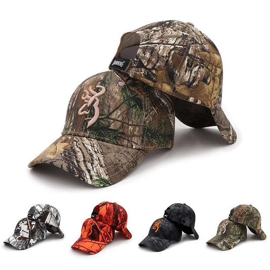 Camouflage Letters Embroidery Sports Jungle Hunting Snapback Fishing Hats