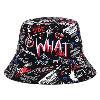 Graffiti Printing Personality Bucket Hats