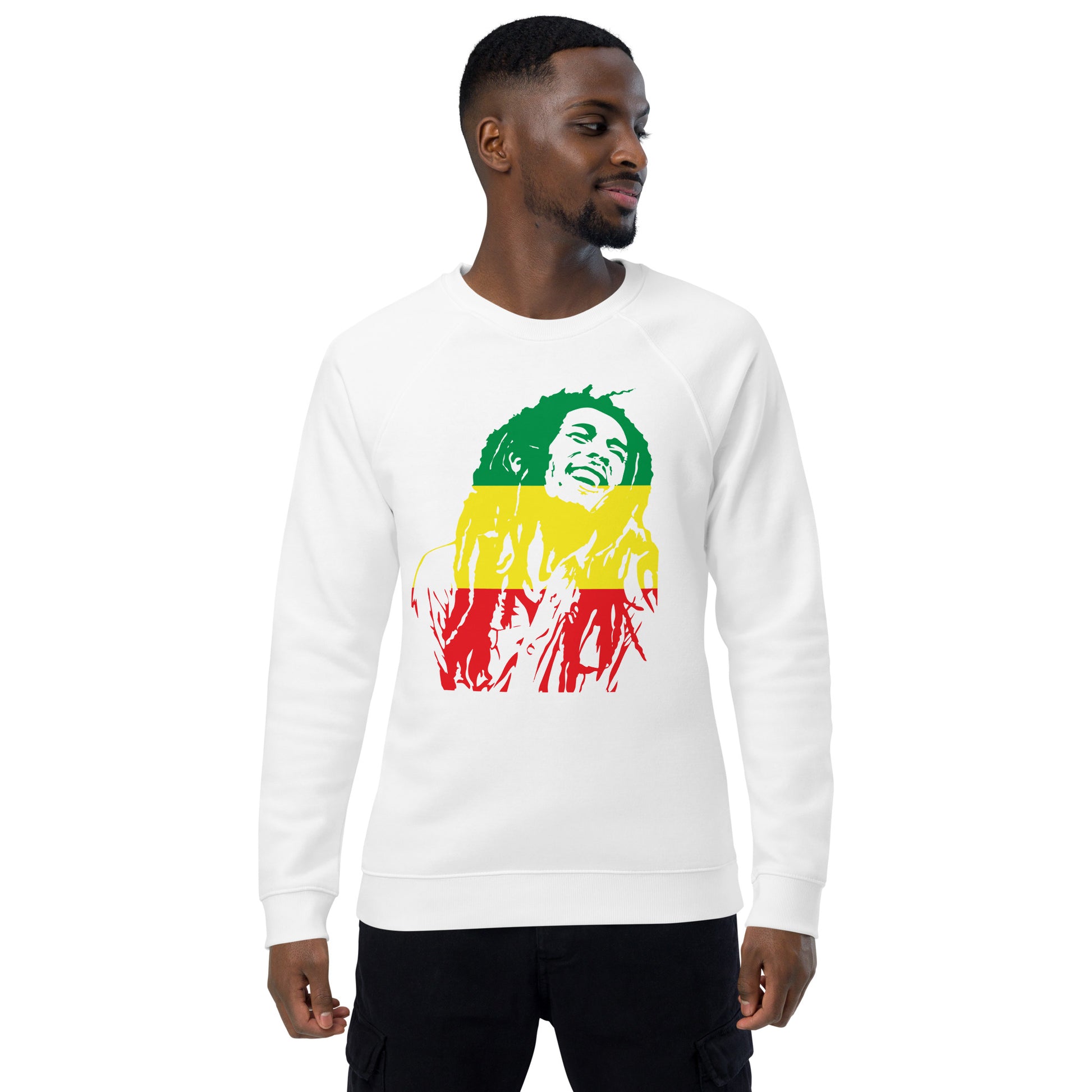 I Royal Unisex organic raglan sweatshirt I Royal 